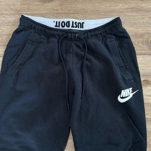 Nike Rally Jogger Sweatpants Just Do It Flip Waistband Women’s Medium Gym Sporty - Picture 3 of 13